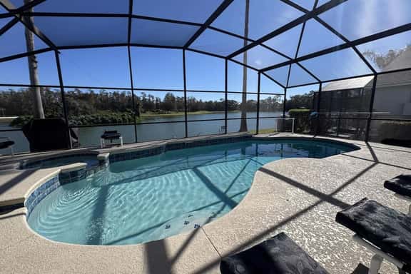 Lakefront 7 Bedroom, 7 Bathroom Pool Home Near Disney - Image 1