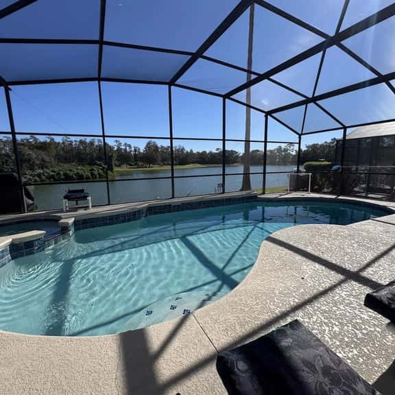 Lakefront 7 Bedroom, 7 Bathroom Pool Home Near Disney - Image 1